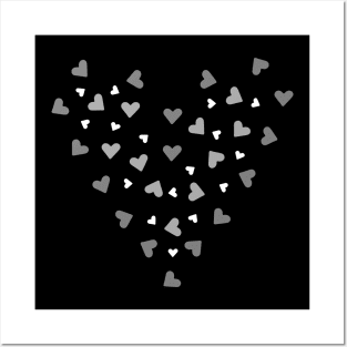 many hearts for lovers, engagement, wedding, love, heart Posters and Art